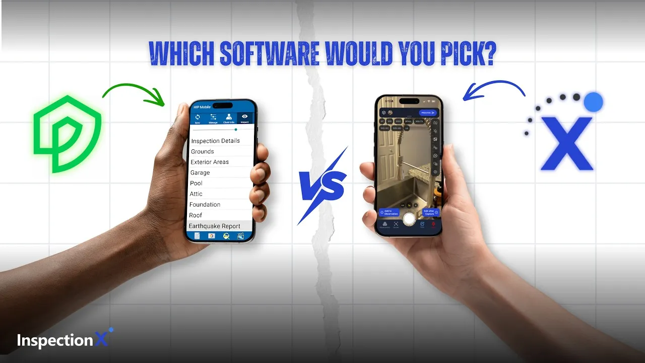 InspectionX vs Home Inspector Pro comparison